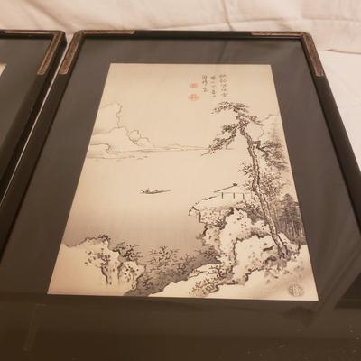 Two Asian Woodblock Prints (B2-KD)