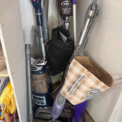 Sale Photo Thumbnail #134: Steam mops and cleaning supplies light bulbs and more.
