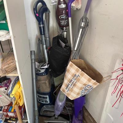 Sale Photo Thumbnail #135: Steam mops and cleaning supplies light bulbs and more.