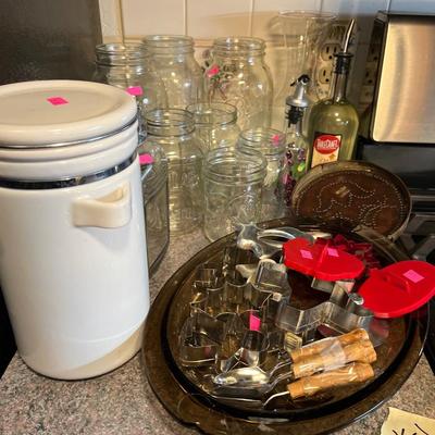 Sale Photo Thumbnail #198: Cookie Cutters, Jars, and more