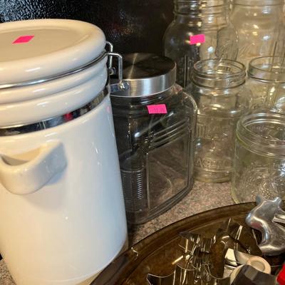 Sale Photo Thumbnail #201: Cookie Cutters, Jars, and more
