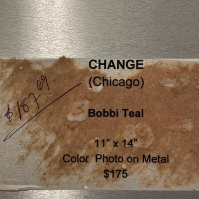 Bobbi Teal ‘Change’ - Color Photo on Metal & Other Metal Train Art (BR-RG)