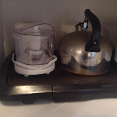 Collection of Small Appliances- Salad Shooter, Cuisinart Coffee Grinder and Maker, Polder Kitchen Scale, etc.