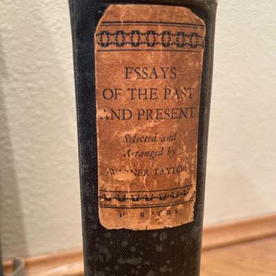 Picture frame and book signed 1931