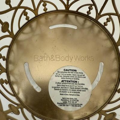 Sale Photo Thumbnail #70: Gold color metal candle holder, Bed bath and beyond