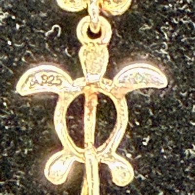 Sale Photo Thumbnail #443: Marked 925 silver. Approx. 7” long. Weight is 6.0g. Good condition.