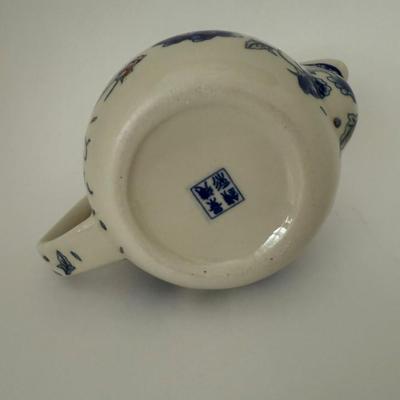 Sale Photo Thumbnail #82: Small Chinese Tea kettle with sieve insert