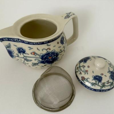 Sale Photo Thumbnail #84: Small Chinese Tea kettle with sieve insert