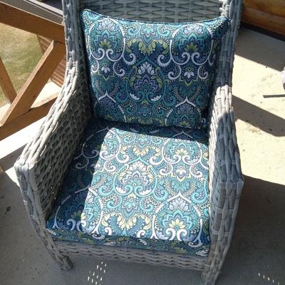 2 Patio chairs with Cushions
