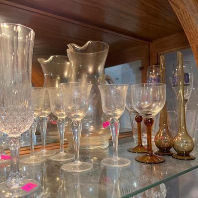 Sale Photo Thumbnail #301: China Cabinet and Glassware 
Cup & Saucers vases, wine glasses and more.