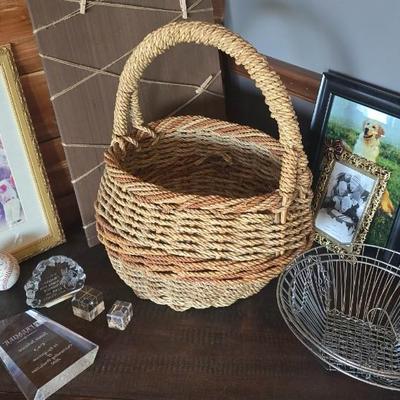 Autographed baseball, pic and misc.