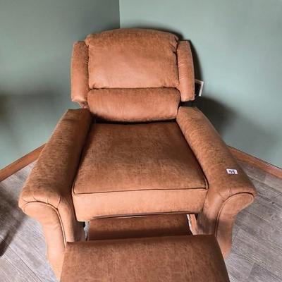 Nice leather electric recliner with USB port