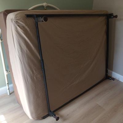 Full size Iron headboard w/ frame, mattress and box