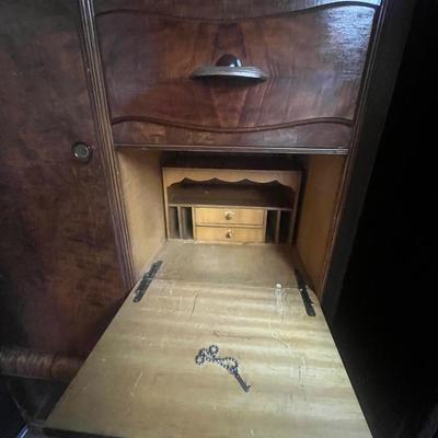 Cedar Antique Wardrobe Dresser