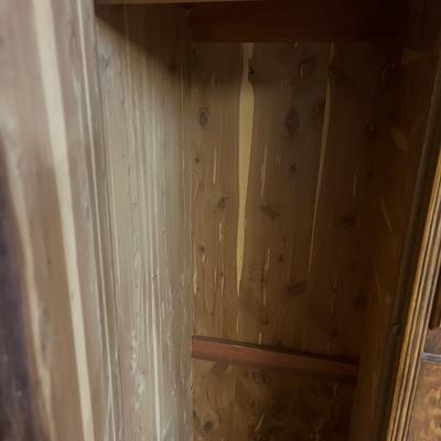 Cedar Antique Wardrobe Dresser
