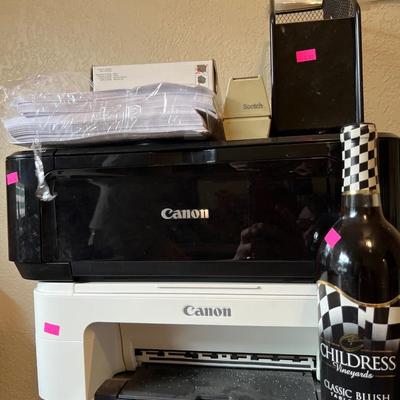 Sale Photo Thumbnail #430: Printers and filing cabinet and more.