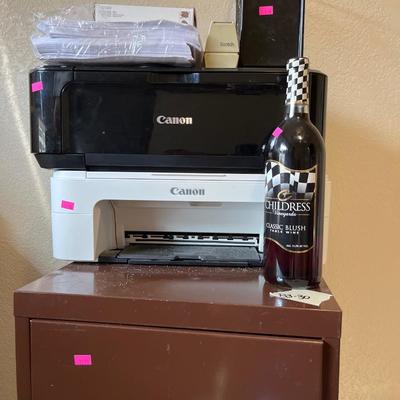 Sale Photo Thumbnail #428: Printers and filing cabinet and more.