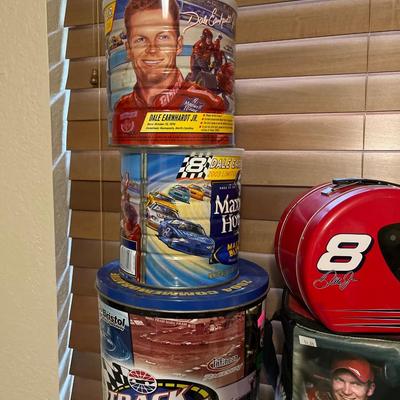 Sale Photo Thumbnail #474: NASCAR 
Empty Collectors cans