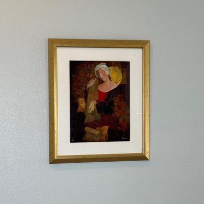 Framed Oil Painting Signed & Numbered by Arbe “Telltale Moments”