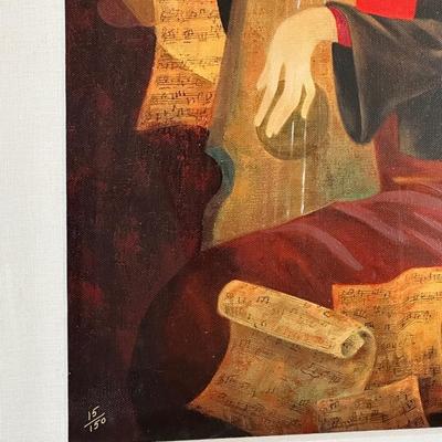 Framed Oil Painting Signed & Numbered by Arbe “Telltale Moments”