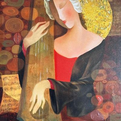 Framed Oil Painting Signed & Numbered by Arbe “Telltale Moments”