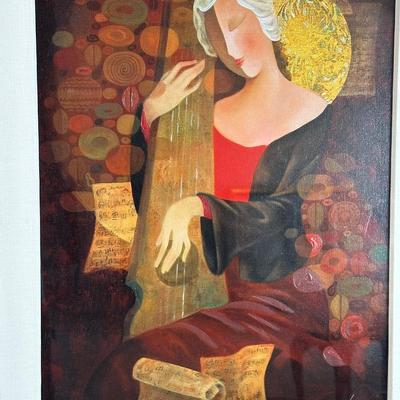 Framed Oil Painting Signed & Numbered by Arbe “Telltale Moments”