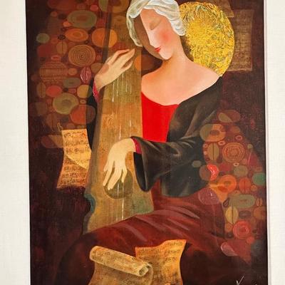 Framed Oil Painting Signed & Numbered by Arbe “Telltale Moments”