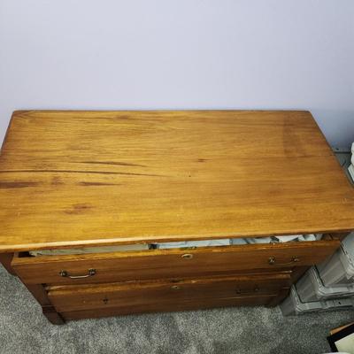 Solid Wood 3 Drawer Chest Dresser 42x20x32
