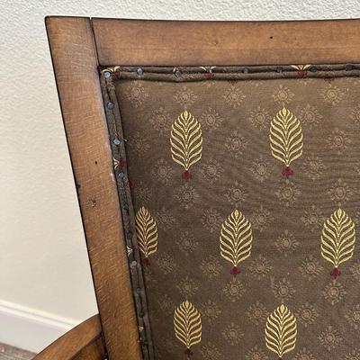 Pair of Flexsteel Upholstered Wood Frame Accent Chairs