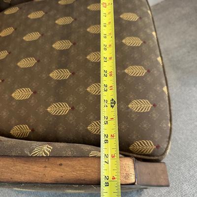 Pair of Flexsteel Upholstered Wood Frame Accent Chairs