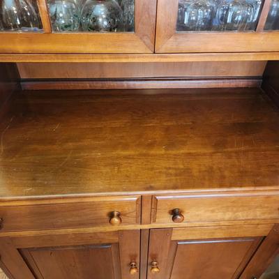 2 Piece Hutch Cabinet by Stickley