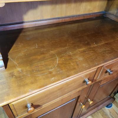 2 Piece Hutch Cabinet by Stickley