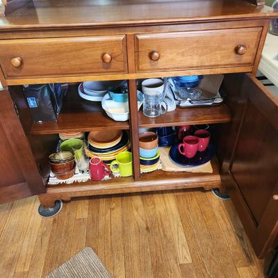2 Piece Hutch Cabinet by Stickley