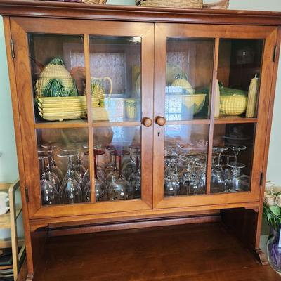 2 Piece Hutch Cabinet by Stickley