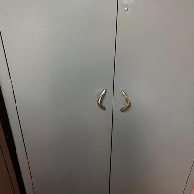 Metal Storage Closet.