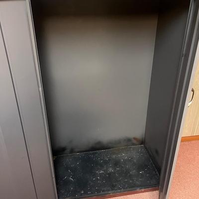 Metal Storage Closet.