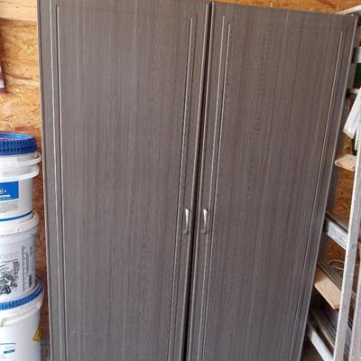Garage cabinet and contents