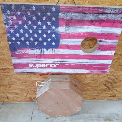 Cornhole and washer game