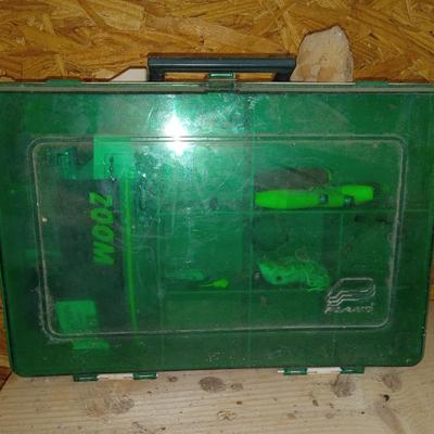 Tackle box and tractor lawn sprinkler