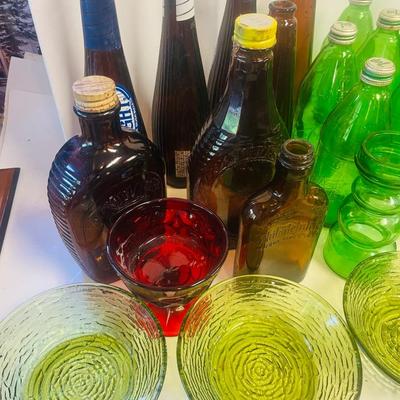 Vintage Colored Glassware