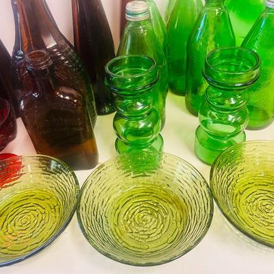 Vintage Colored Glassware
