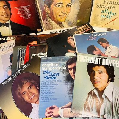 Vintage Record Collection Elvis, Dean Martin & others
