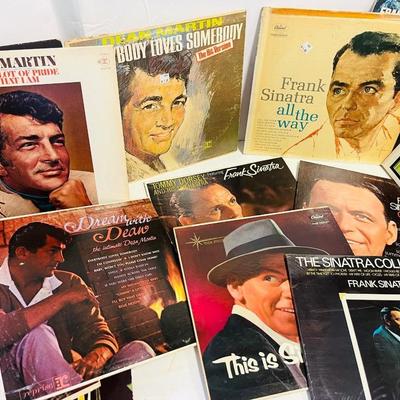 Vintage Record Collection Elvis, Dean Martin & others