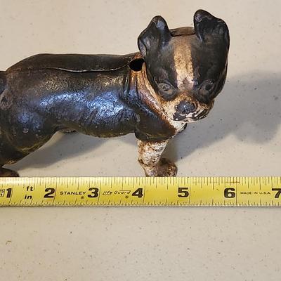 Cast Iron Boston Terrier 5" & Cast Iron Beetle Boot Jack