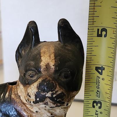 Cast Iron Boston Terrier 5" & Cast Iron Beetle Boot Jack