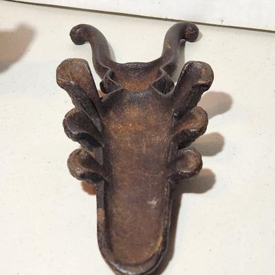 Cast Iron Boston Terrier 5" & Cast Iron Beetle Boot Jack