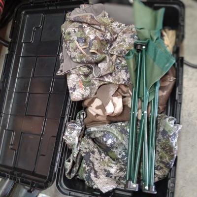 2 totes of Hunting clothes