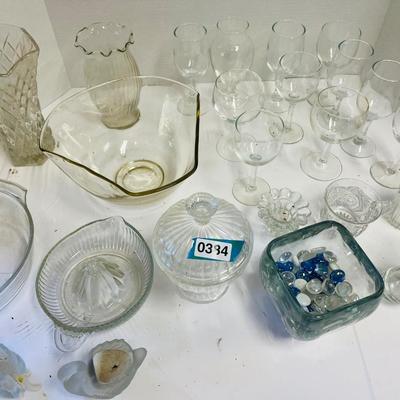 Assorted Glassware