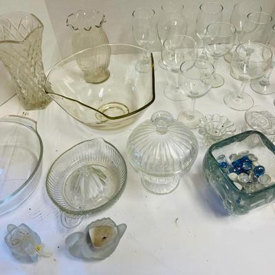 Assorted Glassware