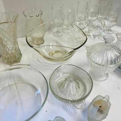 Assorted Glassware